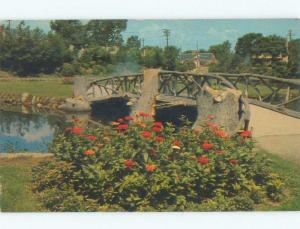 Unused Pre-1980 PARK SCENE Pawtucket Rhode Island RI c7557