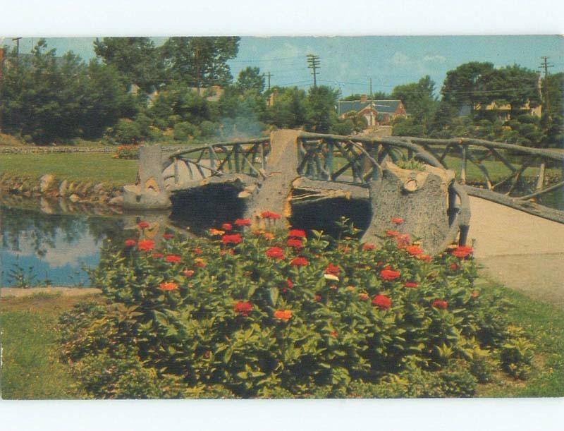 Unused Pre-1980 PARK SCENE Pawtucket Rhode Island RI c7557