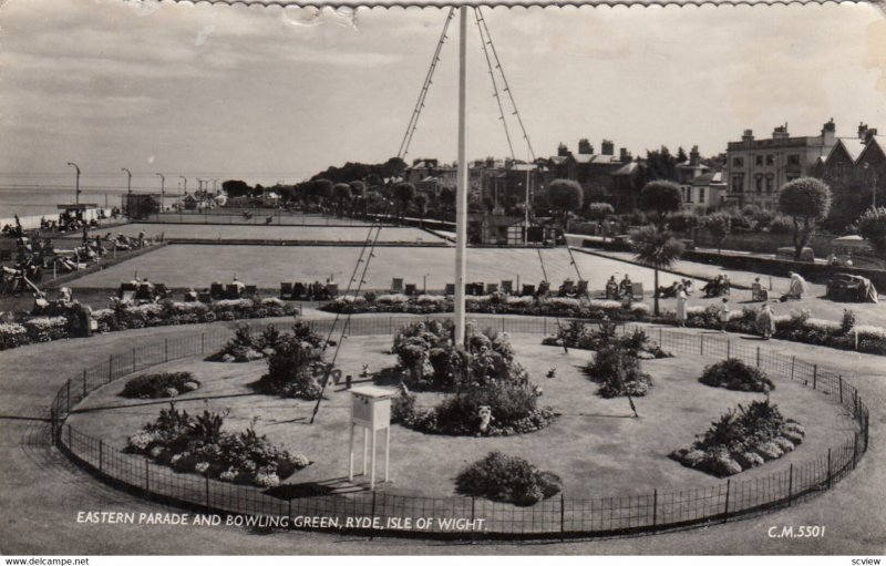 RP: RYDE, Isle Of Man, 1900-1910's; The Esplanade61 ; Eastern Parade & bowlin...