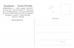 Vintage German Blimp Postcard  wwII? 