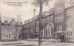 Illinois ChicagoThe Service Yard Rosary College River Forest Albertype