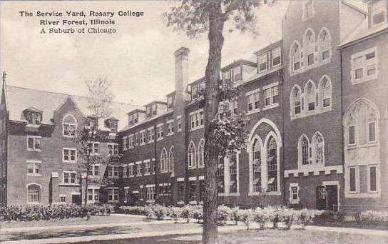 Illinois ChicagoThe Service Yard Rosary College River Forest Albertype