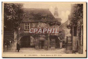 Old Postcard Old House Collonges 16eme