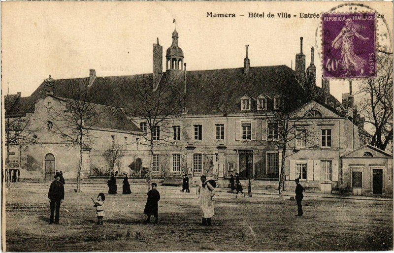 CPA MAMERS - Hotel de Ville - Entrée (112351)