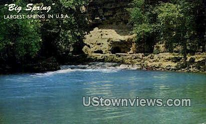 Ozark mountains in Big Spring State Park, Missouri | United States ...