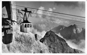 BG34322 real photo cable train bayrische zugspitzbahn germany