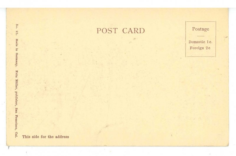 CA - San Francisco. Golden Gate Park, Conservatory ca 1905