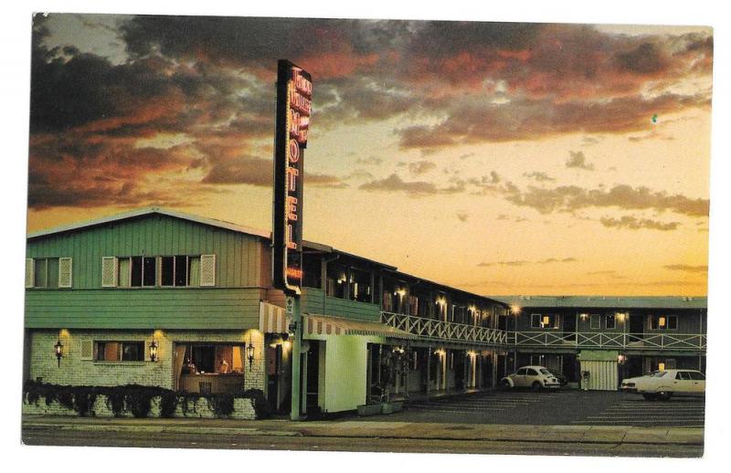 San Francisco Town House Motel Sunset Vtg CA Postcard