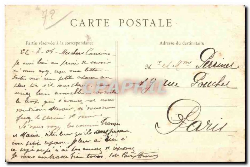 Old Postcard Le Mans Dam Hell