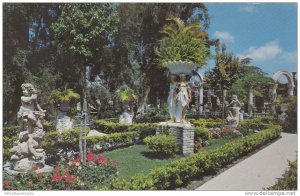 Three Graces Statue, East Garden, Kapok Tree Inn, Clearwater, Florida
