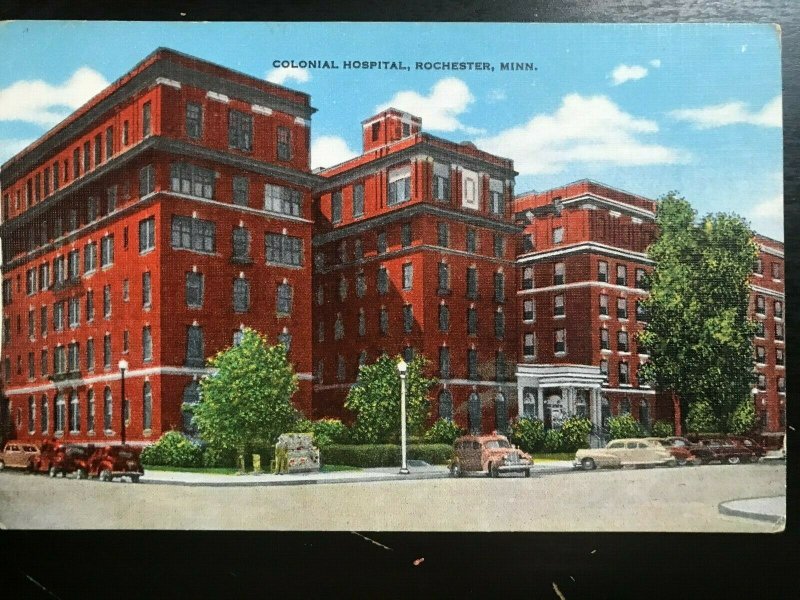 Vintage Postcard 1930-1945 Colonial Hospital Rochester Minnesota