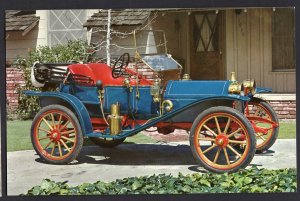 Classic Antique Car Postcard 1910 HUPMOBILE Runabout 20 Horsepower - Chrome