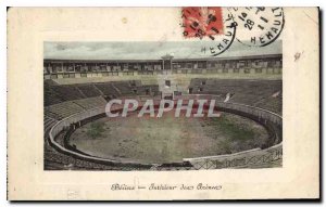 Old Postcard Interior of arenas Beziers