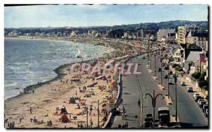 Postcard Modern Pornichet Boulevard des Oceanides and the Beach