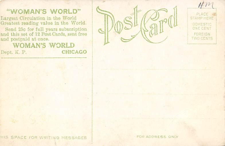 Lover's Land, Saint Jo by Eugene Field Advertising Unused 