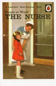 The Nurse Childrens Hospital First Edition Ladybird Book Postcard