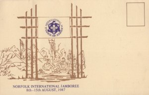 Norfolk Scout Jambouree 1987 PB Postcard