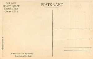 Belgian WWI Postcard Fons Claerhoudt Poster Art Albrecht Rodenbach Poem 1918