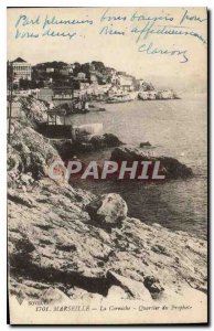 Postcard Old Marseille The Corniche