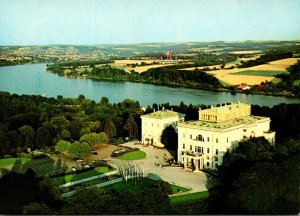 Germany Essen Ville Huegel mit Baldeneysee