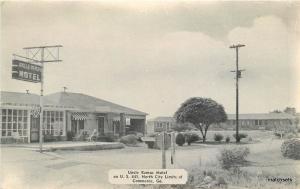 1953 Uncle Remus Motel Roadside COMMERCE GEORGIA Postcard 3246