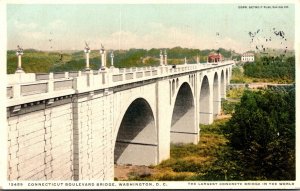 Washington D C Connecticut Boulevard Bridge 1924 Detroit Publishing