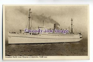 LS0080 - Canadian Pacific Liner - Empress of Australia , built 1924 - postcard