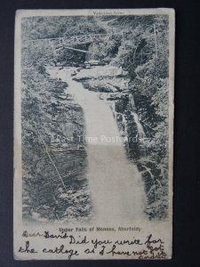 Scotland ABERFELDY Upper Falls of Moness, Footbridge c1902 Postcard by Valentine