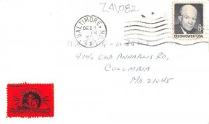 Ellicott City Maryland W3HWZ QSL Radio Vintage Postcard JF235162