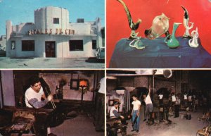 Vintage Postcard 1965 El Paso or Juarez Cristales de Chihuahua Glass Factory Mex