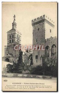 Old Postcard Avignon Notre Dame Des Doms