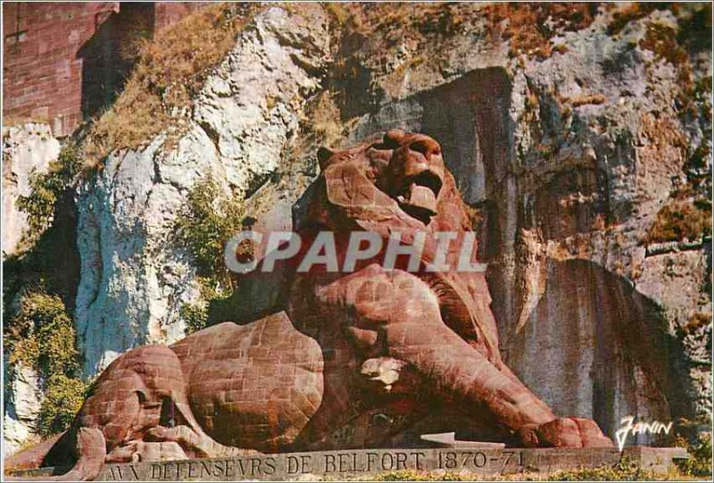 Postcard Modern Belfort (Belfort Terr) Leo Height 11 m Length 22 m Work of Ba...