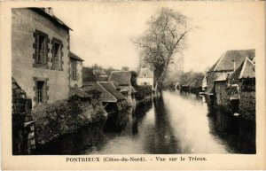 CPA PONTRIEUX - Vue sur le Trieux (103654)