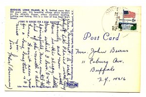 NY - Long Island, Quogue. Street Scene