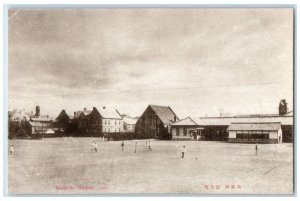 c1910 Doshisha Athletic Field Kyoto City Japan Antique Unposted Postcard