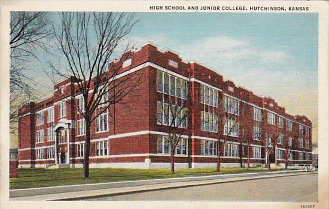 High School and Junior College Hutchinson Kansas Curteich