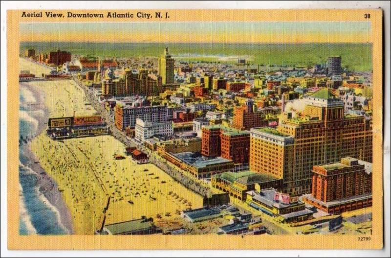 Downtown Aerial View, Atlantic City, NJ