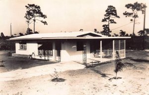 RPPC S,C, CUTLER HOME REAL ESTATE VENICE FLORIDA AD REAL PHOTO POSTCARD c.1950s