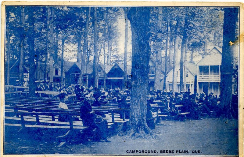 Canada - Quebec, Beebe Plain. Campground Meeting
