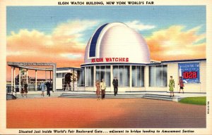 1939 New York World's Fair The Elgin Watch Building Curteich