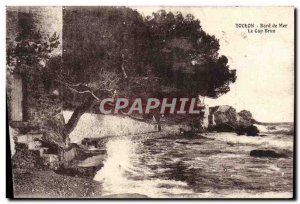 Old Postcard Toulon Seaside Cape Brown