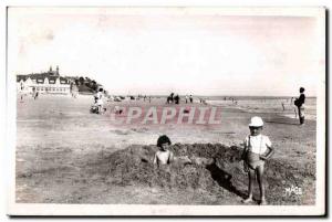 Crotoy - Fun from Sea - Old Postcard Children