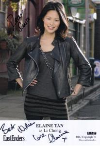 Elaine Tan as Li Chong Eastenders Hand Signed BBC Cast Card Photo