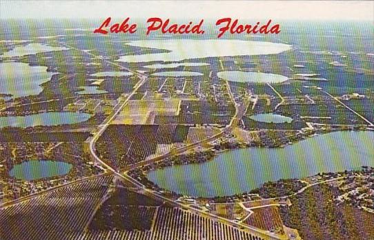 Florida Lake Placid Aerial View