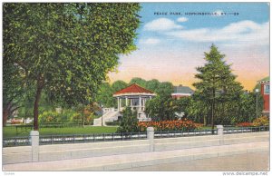 Peace Park , HOPINSVILLE , Kentucky , PU-1940