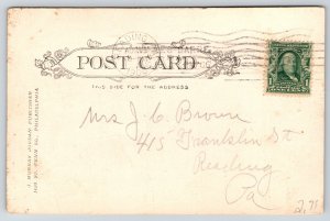 Wilkes Barre Pennsylvania~Government Bldg Post Office~Beaux-Arts~1906 Postcard