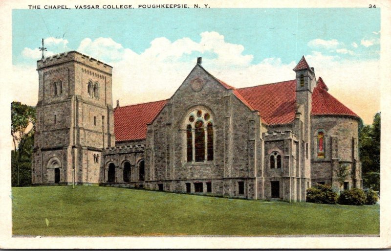 New York Poughkeepsie The Chapel Vassar College 1930