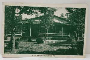 Newton Hamilton PA Methodist Meeting Camp Recreation Hall #2 Postcard B20