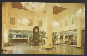 Louisiana NEW ORLEANS Interior Lobby of the Magnificent Monteleone ~ Chrome