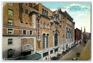 c1940s The Roxy Theatre Exterior New York City New York NY Unposted Car Postcard